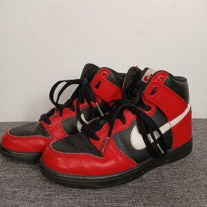 Nike Dunk High GS Black Red DD2314-003 Youth 2Y EU 33.5